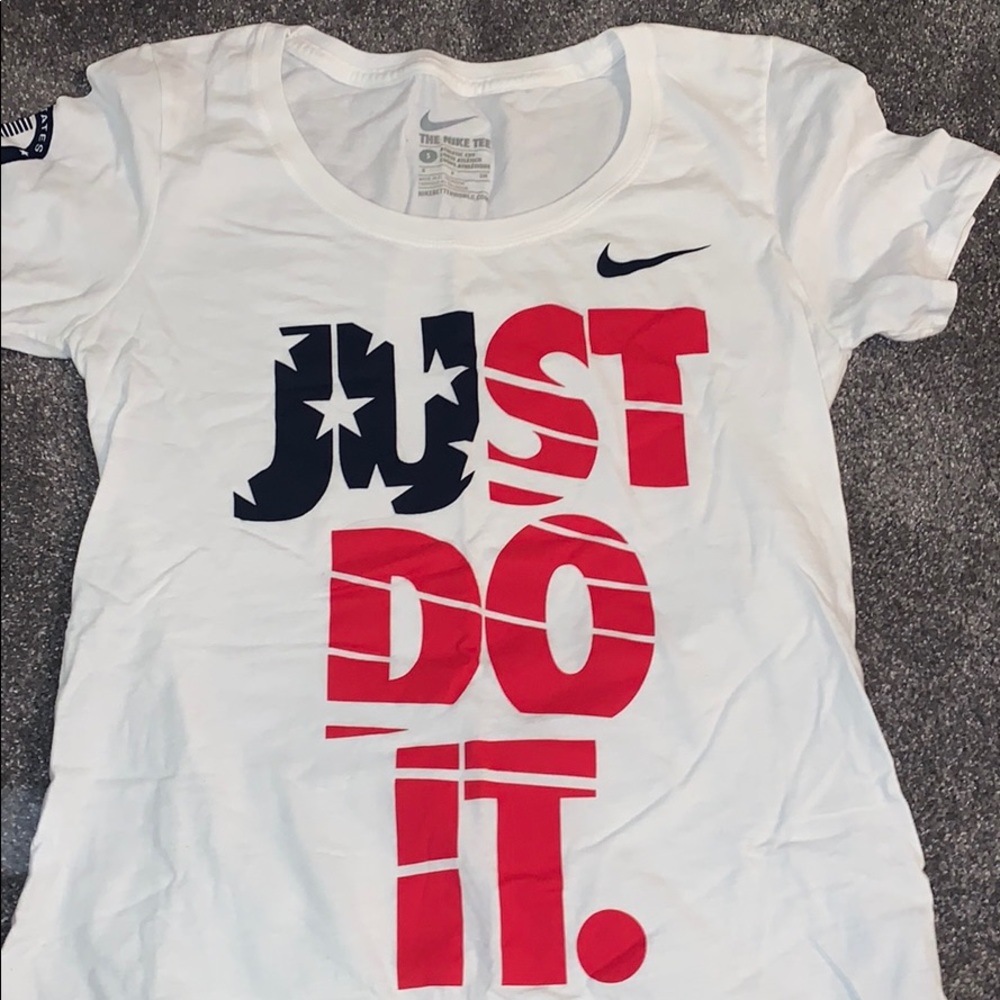 Just Do It. Nike. Tshirt. Olympic Team.